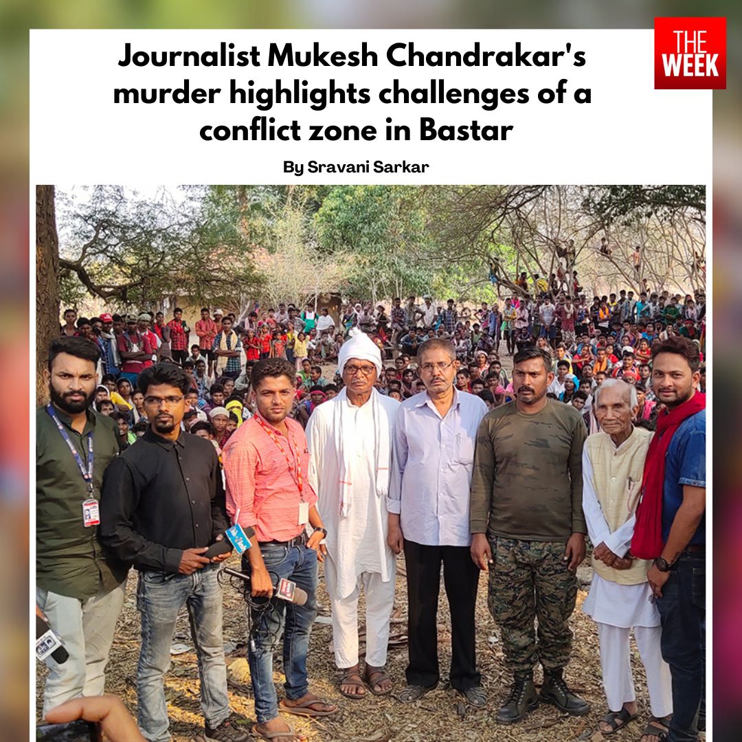 FROM THE MAGAZINE | 33-year-old journalist, Mukesh Chandrakar, who ran the popular YouTube channel Bastar Junction, had frequently reported on corruption, tribal rights and the ongoing Maoist conflict with security forces. On January 3, his body was discovered in a septic tank