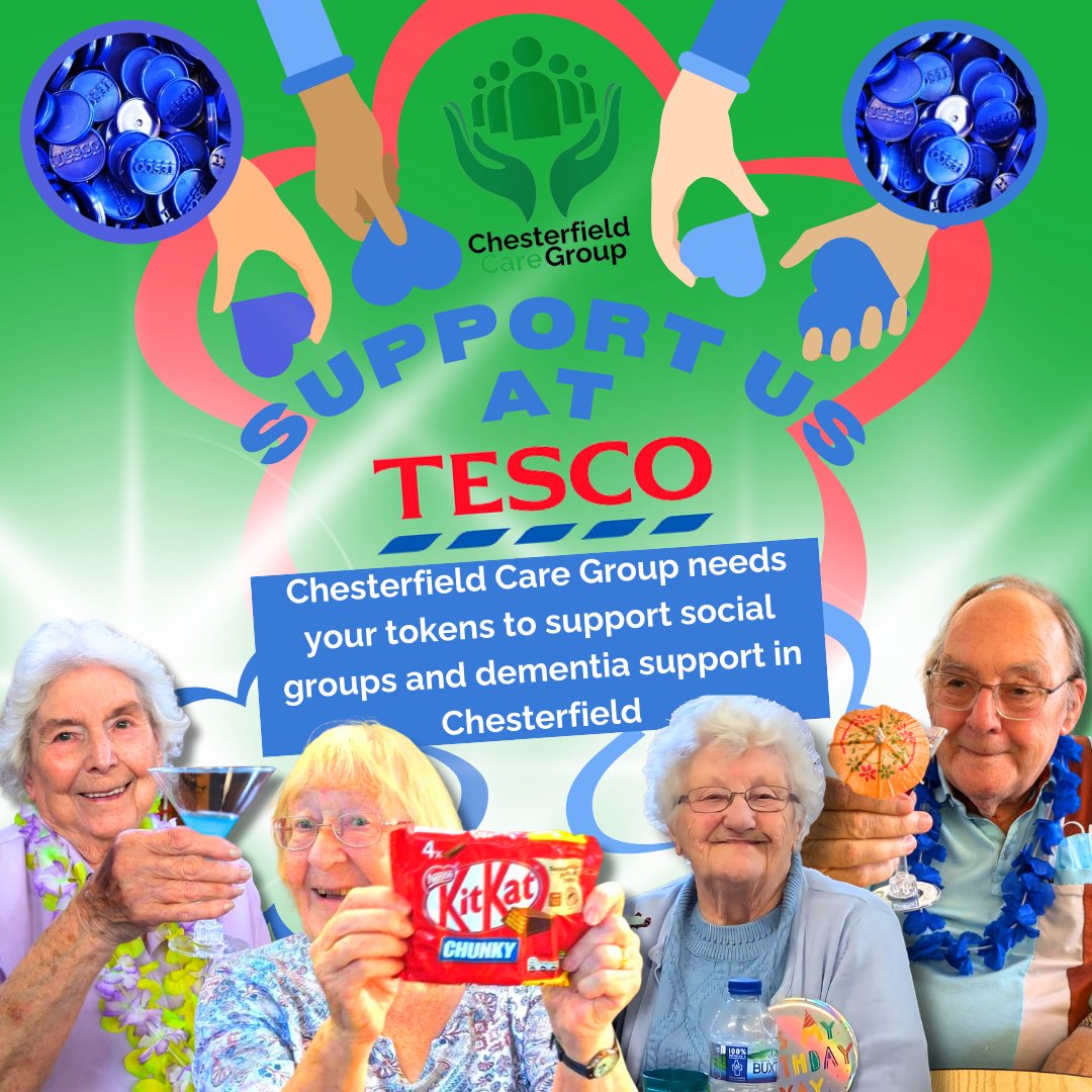 ChesterfieldCG's tweet photo. ❤️🔵 𝗦𝘂𝗽𝗽𝗼𝗿𝘁 𝗨𝘀 𝗜𝗻 𝗧𝗲𝘀𝗰𝗼 𝗡𝗼𝘄! 🔵❤️

We would love your help to support our social groups for socially isolated older adults and those with a diagnosis of dementia in Chesterfield, Hasland, Brimington and Dronfield ❤️🧓 https://t.co/2lltBhHWjf
