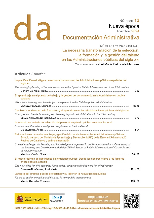 Revista Documentación Admva. (@revdadm) on Twitter photo 👉⚠️ Tenemos nuevo número monográfico "La necesaria transformación de la selección, la formación y la gestión del talento en las Administraciones públicas del siglo XXI" ♻️🎓 dirigido por <a href="/ibelmontemarti1/">Isabel María Belmonte</a>
↘️🔗Descarga en acceso abierto a través de revistasonline.inap.es/index.php/DA/
‼️🔝 👉⚠️ Tenemos nuevo número monográfico "La necesaria transformación de la selección, la formación y la gestión del talento en las Administraciones públicas del siglo XXI" ♻️🎓 dirigido por <a href="/ibelmontemarti1/">Isabel María Belmonte</a>
↘️🔗Descarga en acceso abierto a través de revistasonline.inap.es/index.php/DA/
‼️🔝