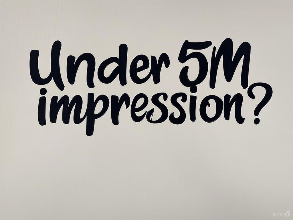 Under 5M impression? 

Reply and I will boost you 🚀💥