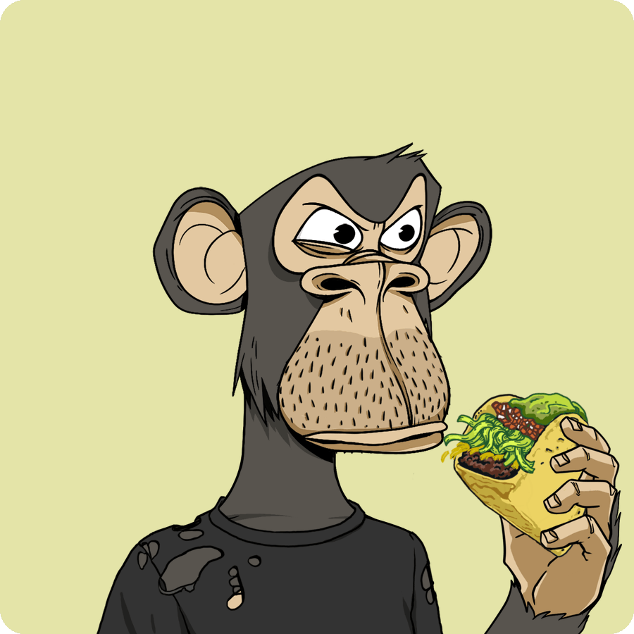 Can I get a GM?☀️☕️
Finding beauty in the simplicity of a well-crafted taco.

Happy taco tuesday everyone!🌮🙌🏻

If you reply, I'm Following you!
<a href="/BoredApeYC/">Bored Ape Yacht Club 🍌</a>  <a href="/boredcloset/">Bored Closet</a>  #BAYC #MAYC