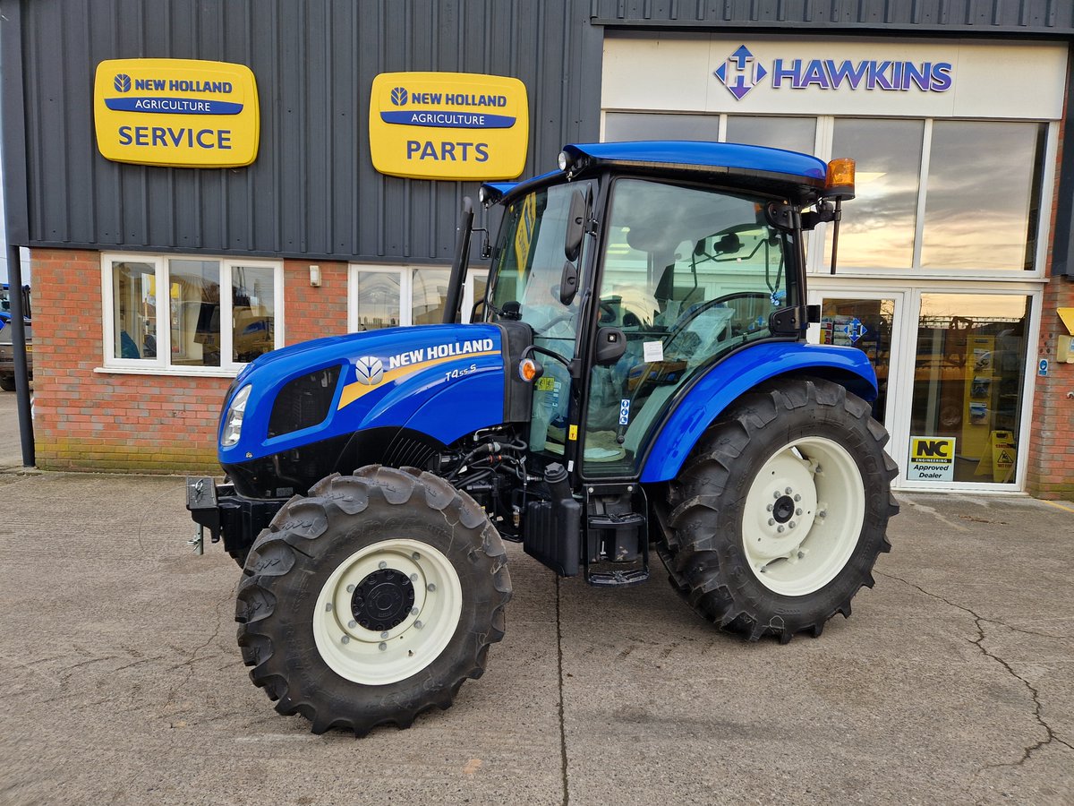HawkinsAgri's tweet photo. New Holland T4s.55 4wd, 55hp, Pick Up Hitch, Air Conditioning, This tractor is in stock and available for immediate delivery.
0% Flexible Finance Package and Up-Gradable Warranty are also available on this tractor.
📷📷Call for further details and a quote📷
T's &amp; C's Apply https://t.co/GijYjKu5s5