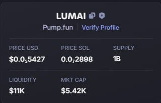 IronMuskz's tweet photo. 📌 HOT ALPHA
$LUMAI 💰 MC:  5.4K  
✅ Contract: https://t.co/LHGgf9GcIP
⚡️ Chain: $SOL 
✈️ Telegram: https://t.co/LHGgf9GcIP

🔥 Comment below if you’re in! Let’s moon together 🌕
#Solana #Bitcoin #Ethereum #Tether #HODL #DEGENS #MOON #ALPHA #FOMO https://t.co/WjlFBKrdl8