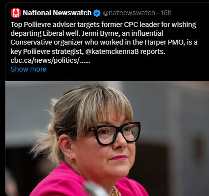 ella_ella0111's tweet photo. @DavidABeaudoin Next to Carney, PP looks like a whining, little pip squeak. PP backed by Jenni Byrne (Loblaws), cheated his way to the Cons' leadership.
They endorse the hate slingers - who post photoshopped photos, and call ppl pedos. The slogan gushers, no class. https://t.co/fUjllDBUaJ