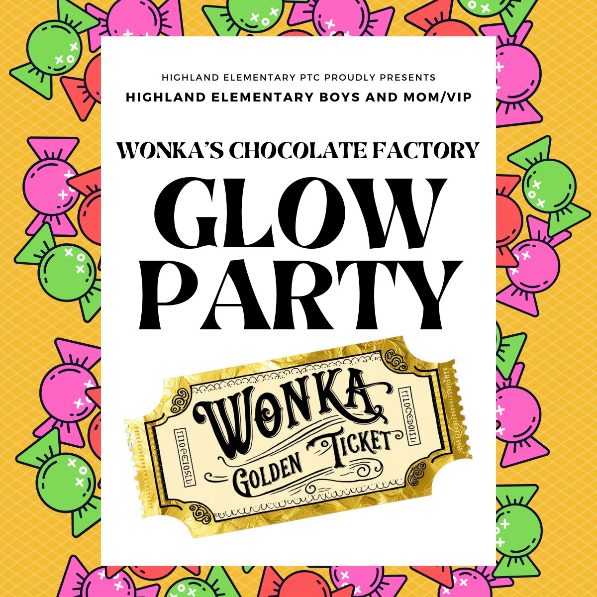 Hey <a href="/Hamilton_HLE/">Highland Elementary</a>: We are so excited for our GLOW PARTY next Saturday and hope you can join us!  Please check your email and your students backpack for information on how to order tickets and join in the fun.  See you there! #PTC #BeHighland 🦁