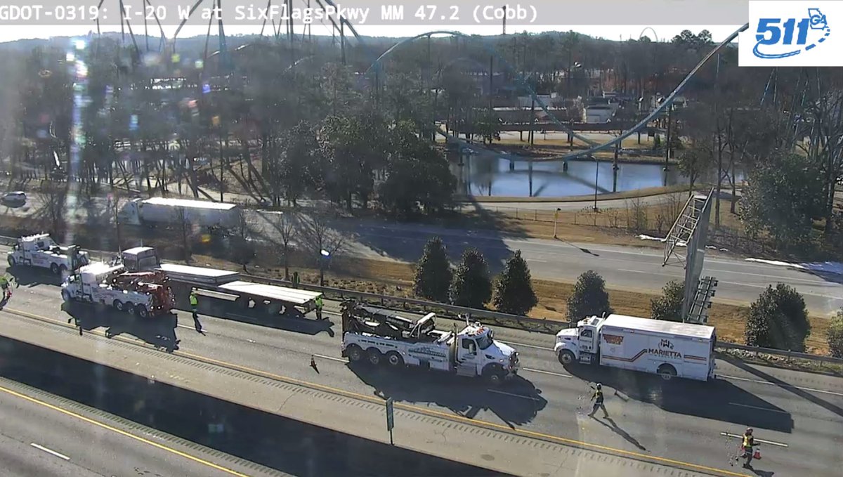 511Georgia's tweet image. COBB CO.- Multiple lanes blocked on I-20 E at Riverside Pkwy(mm 46.6) due to a stall.

Expect delays | Est. clear time: 10:45 am #CobbCounty #ATLtraffic #Mableton  

UPDATES: 511ga.org/EventDetails/I…