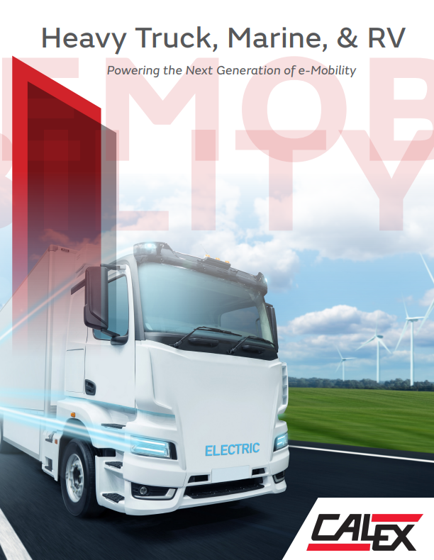 CalexMfg's tweet photo. Powering the next generation of #emobility with solutions for #heavytruck, #marine, and #RV applications. Check out our new brochure to learn more: https://t.co/dqNiGGoixy https://t.co/TprLp30MFK