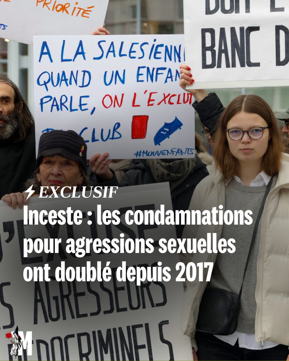 MarianneleMag's tweet photo. Selon les derniers chiffres du ministère de la Justice, révélés par Marianne, 33% des plaintes pour viols incestueux et 39% des plaintes pour agressions sexuelles incestueuses ont été classées sans suite par les tribunaux en 2023.

🔗 Les explications de @MariestellPech https://t.co/JxjBSDzZt2
