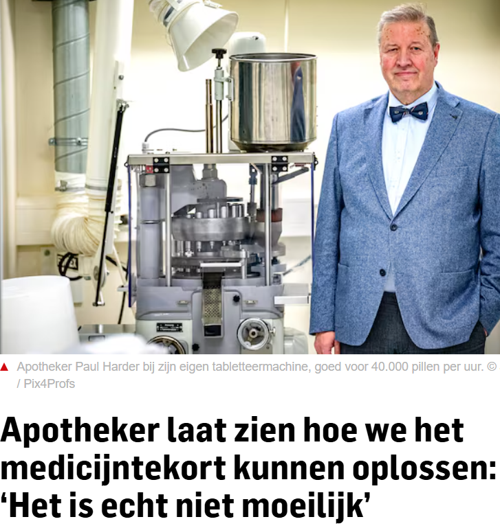 Matthijs85's tweet image. Als we vandaag besluiten dat we in Nederland weer zelf onze medicijnen gaan maken is het probleem volgend jaar opgelost ad.nl/binnenland/apo…
En dat kan nog betaalbaar ook! piratenpartij.nl/farmaceutische…