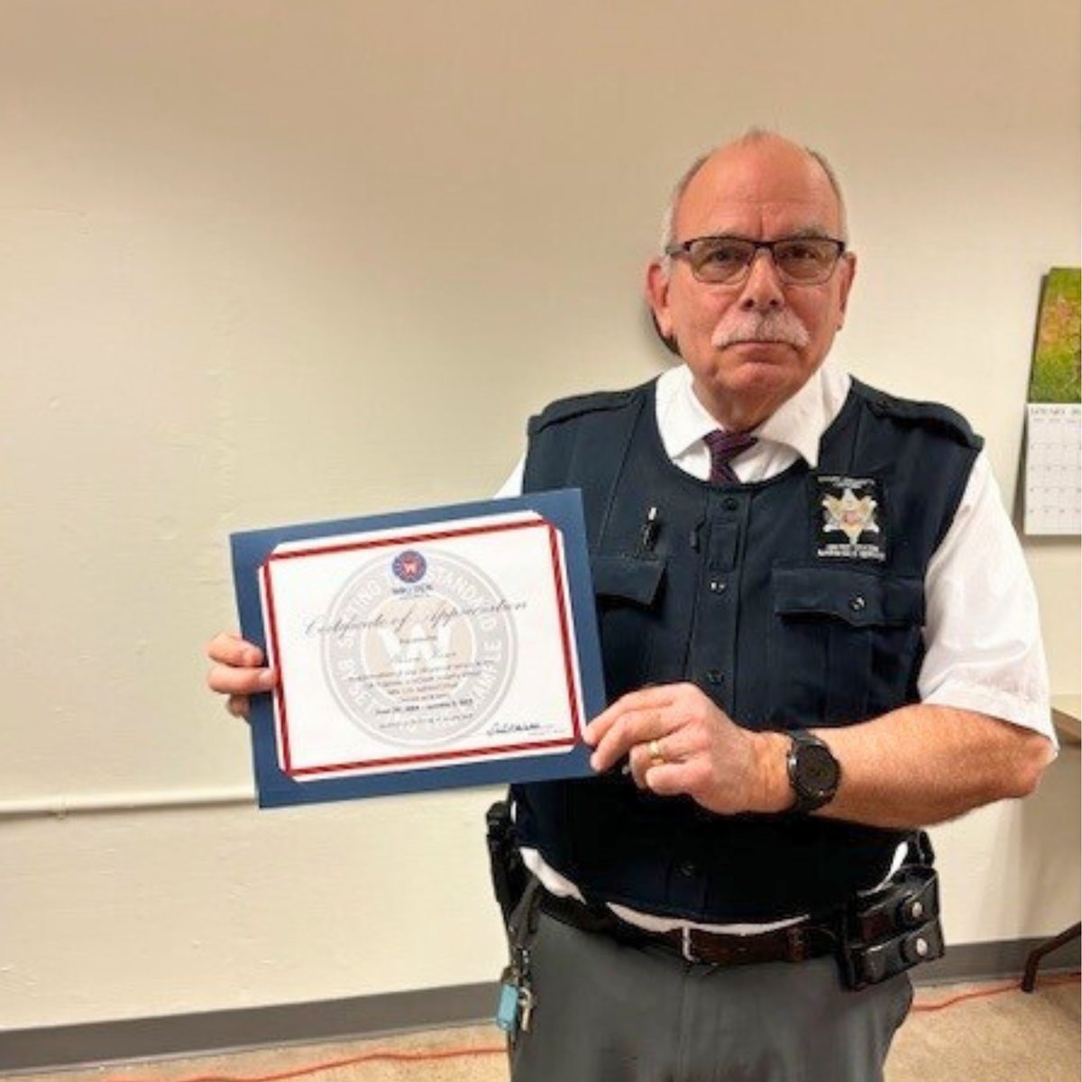 Congratulations to Steve Kiser on his retirement! After 20 years of service as a Court Security Officer—starting in Washington and later transferring to Phoenix in 2005—his commitment has truly made a difference at his courthouse.