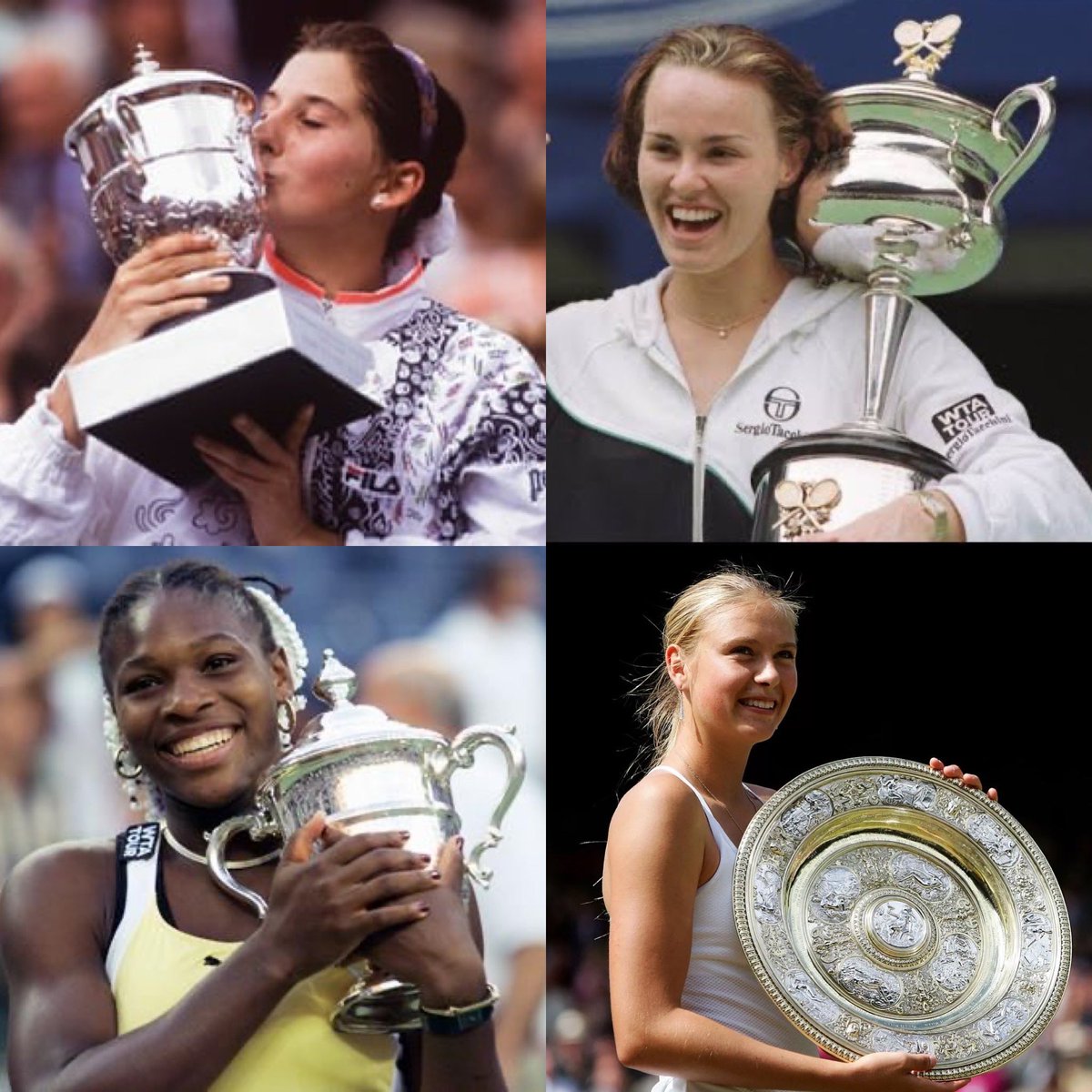 Danidilo2's tweet photo. tennis world obsessed with 18 yo Fonseca 
meanwhile some female players at that age: https://t.co/xW1Nx4vrIg