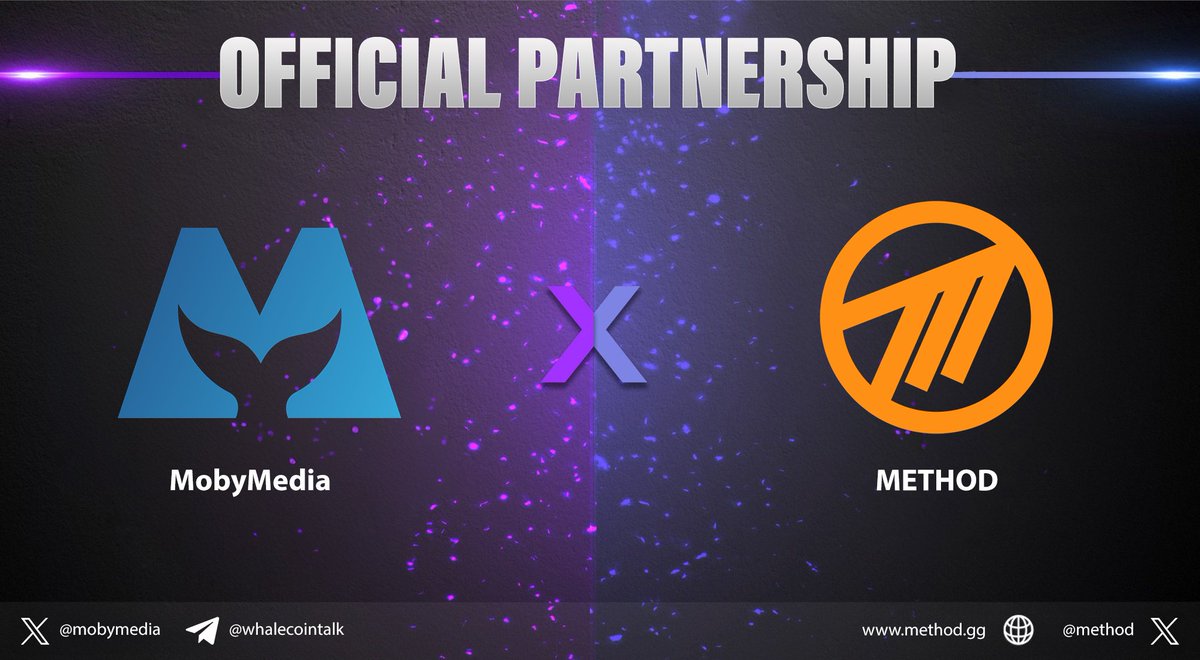 mobymedia's tweet image. We are thrilled to officially partner with @Method to help them navigate the Web3 space.🦾

Method is a leading organization in MMORPGs with 12 Race to World First Titles. They have an incredible community of passionate and dedicated fans, and we couldn't be happier to assist.🐳