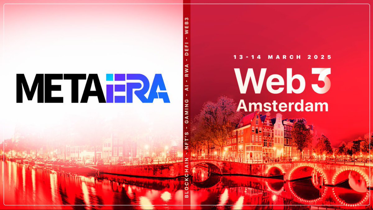 web3_warsaw's tweet photo. 📢 We’re excited to announce that @MetaEraHK is one of our Media Partners at Web3 Amsterdam!

🌟 Discover the groundbreaking stories of a media pioneer redefining Web3’s landscape.

🎟 Grab your ticket with CODE: web3  
https://t.co/kG8YQiKn3i https://t.co/tR85u3gtAu