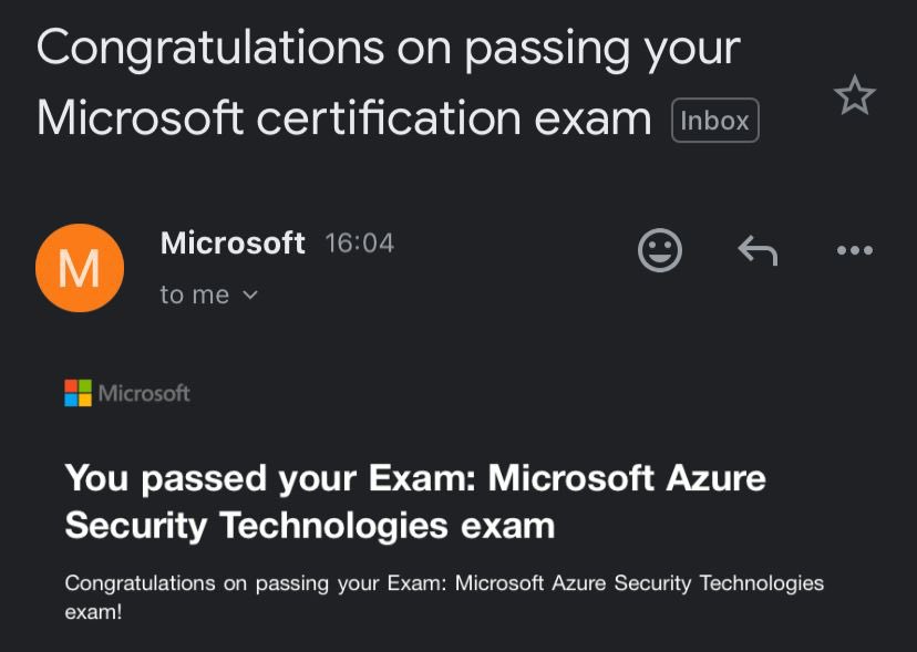 chide_attah's tweet photo. Guysss💃💃💃💃💃💃 I passed the AZ-500 exam🥳 https://t.co/LYdtRLwNj5