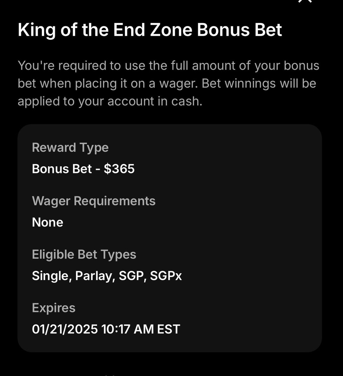 Jcross27's tweet photo. @DKSportsbook $365 https://t.co/SntzvCQOBz