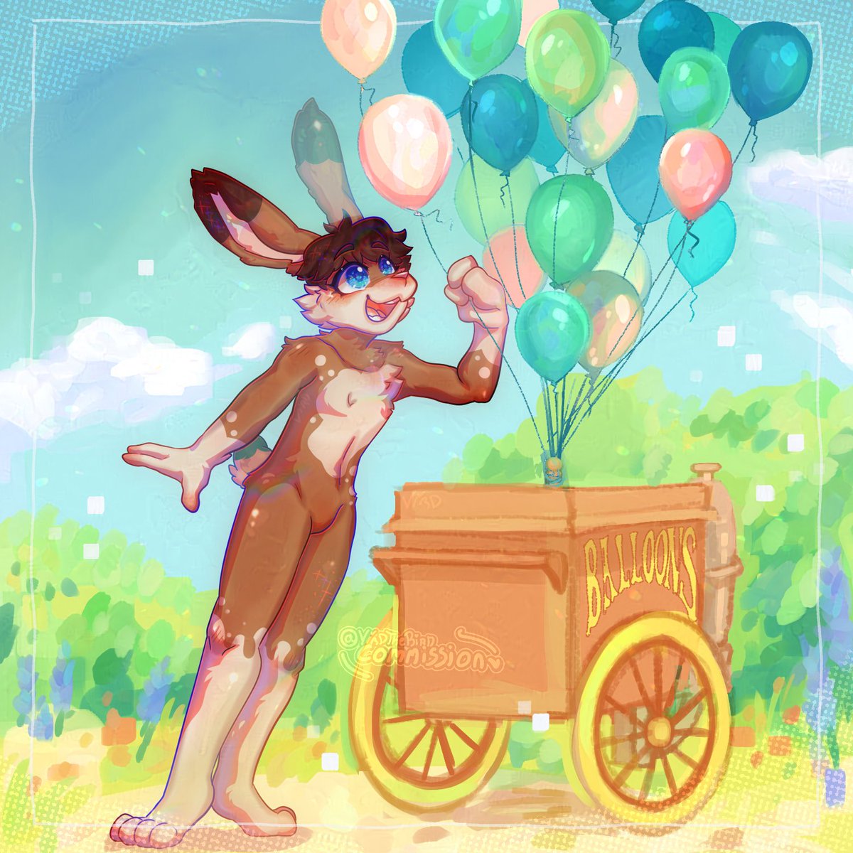 ➡️@virdthebird.bsky【OPEN COMMS ON THERE】 (@virdthebird) on Twitter photo 🟠Finished commission for <a href="/naive_needle/">naive needle 🪡🎈</a>!!
Uaaa im so happy with the colors and the roughness of the background, i really want to improve at scenes like these!!
I bited a baloon when i was a kid and got scared af
#furryart #art #commission 🟠Finished commission for <a href="/naive_needle/">naive needle 🪡🎈</a>!!
Uaaa im so happy with the colors and the roughness of the background, i really want to improve at scenes like these!!
I bited a baloon when i was a kid and got scared af
#furryart #art #commission