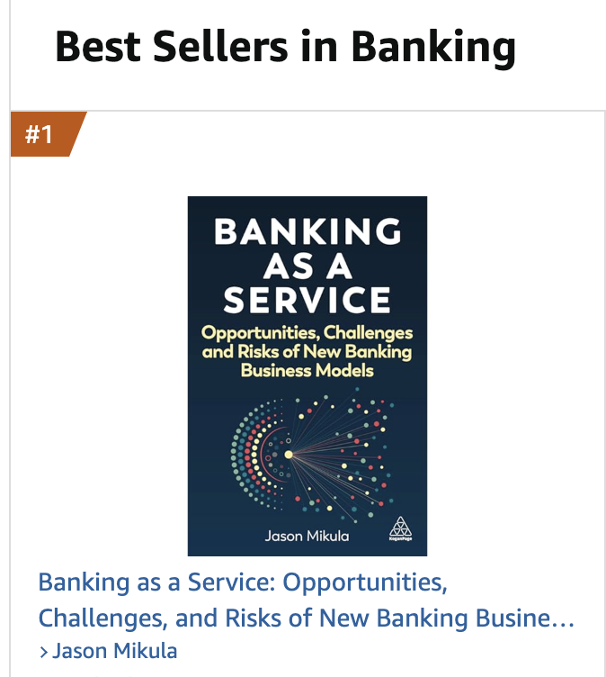 RoryOReilly's tweet photo. RT + comment to win a free copy of the #1 Best Selling book in Banking!

In honor of @mikulaja’s incredible milestone, I’m giving away up to 10 copies. If we get more than 10 entries, winners will be chosen at random! https://t.co/kesSlZgOEh