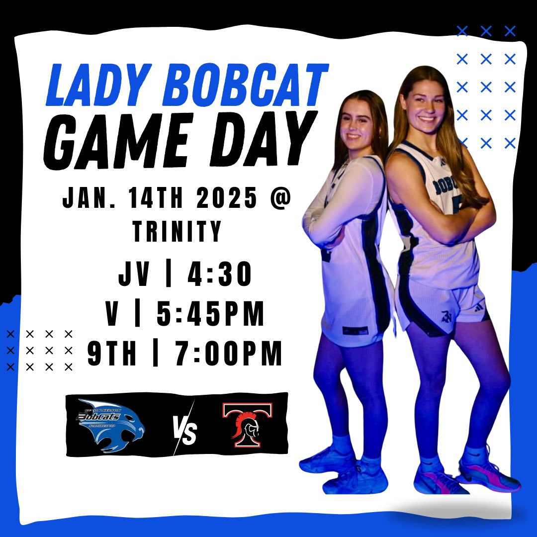 It’s GAME DAY people‼️Come out and support us at Trinity High School starting with JV at 4:30pm. #wintheday #gobobcats