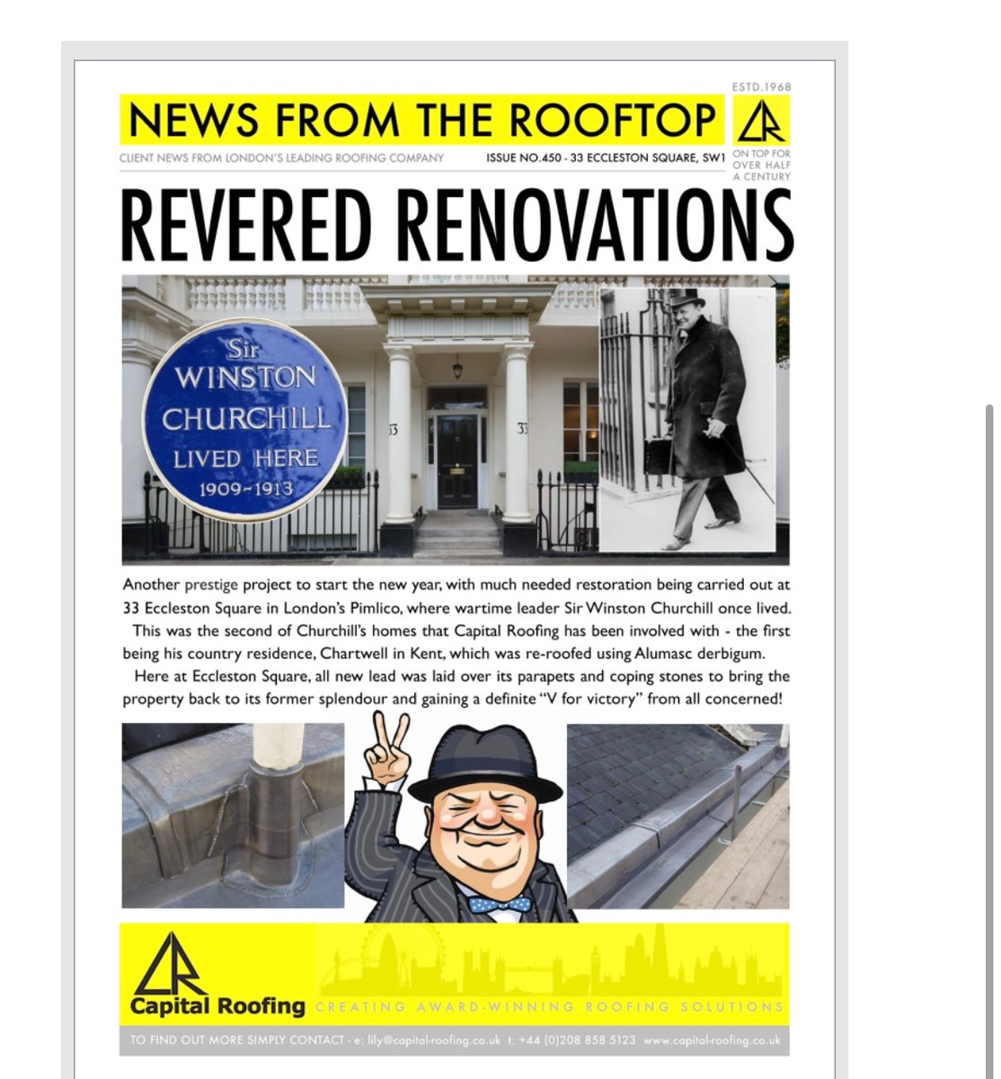 capitalroofing4's tweet photo. Issue No 450- 33 Eccleston Square https://t.co/HWR4k0Rfj6