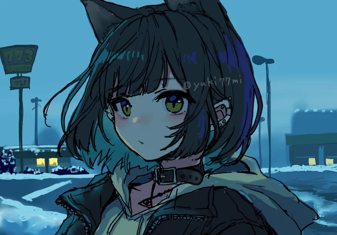 描いても描いても作業が終わらずなかなか絵が上げられないのでとりあえずラフup 