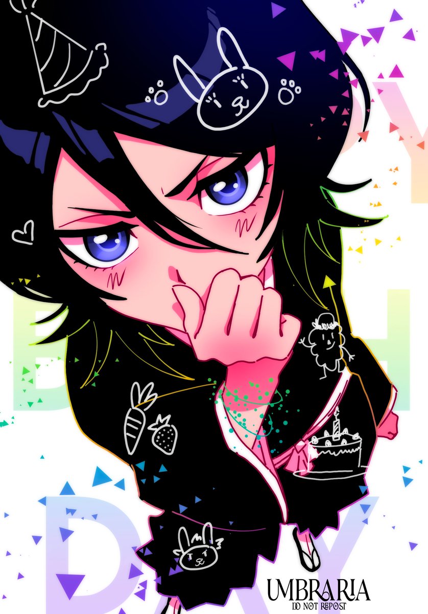 umbraria's tweet photo. #BLEACH 
Happy birthday to the best girl Kuchiki Rukia 🐰

"A birthday party for me?" https://t.co/5bPDl9X05j