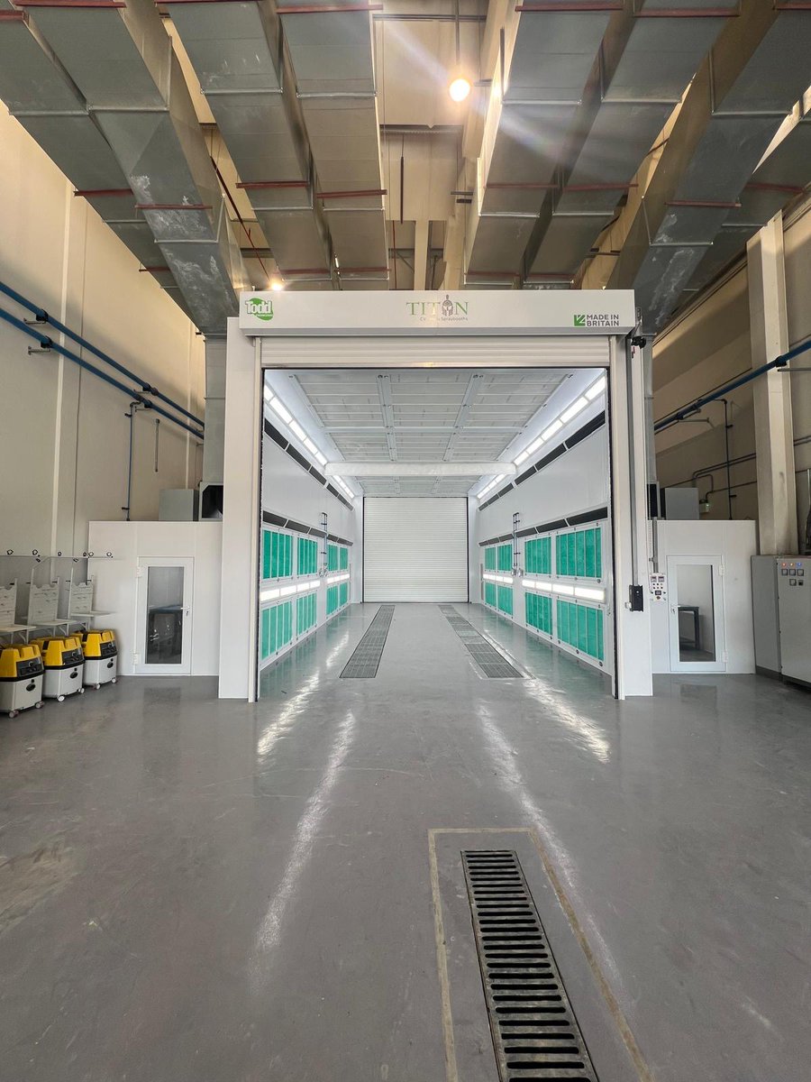 ToddEngineering's tweet image. 🌍 New Middle East Install! 🌍

We’ve completed a commercial Zeus spray booth with PMRs on both sides for seamless workflow. Powered by electricity &amp;amp; featuring advanced far infrared tech, it’s efficient, sustainable, and built for large-scale operations.
#ToddEngineering