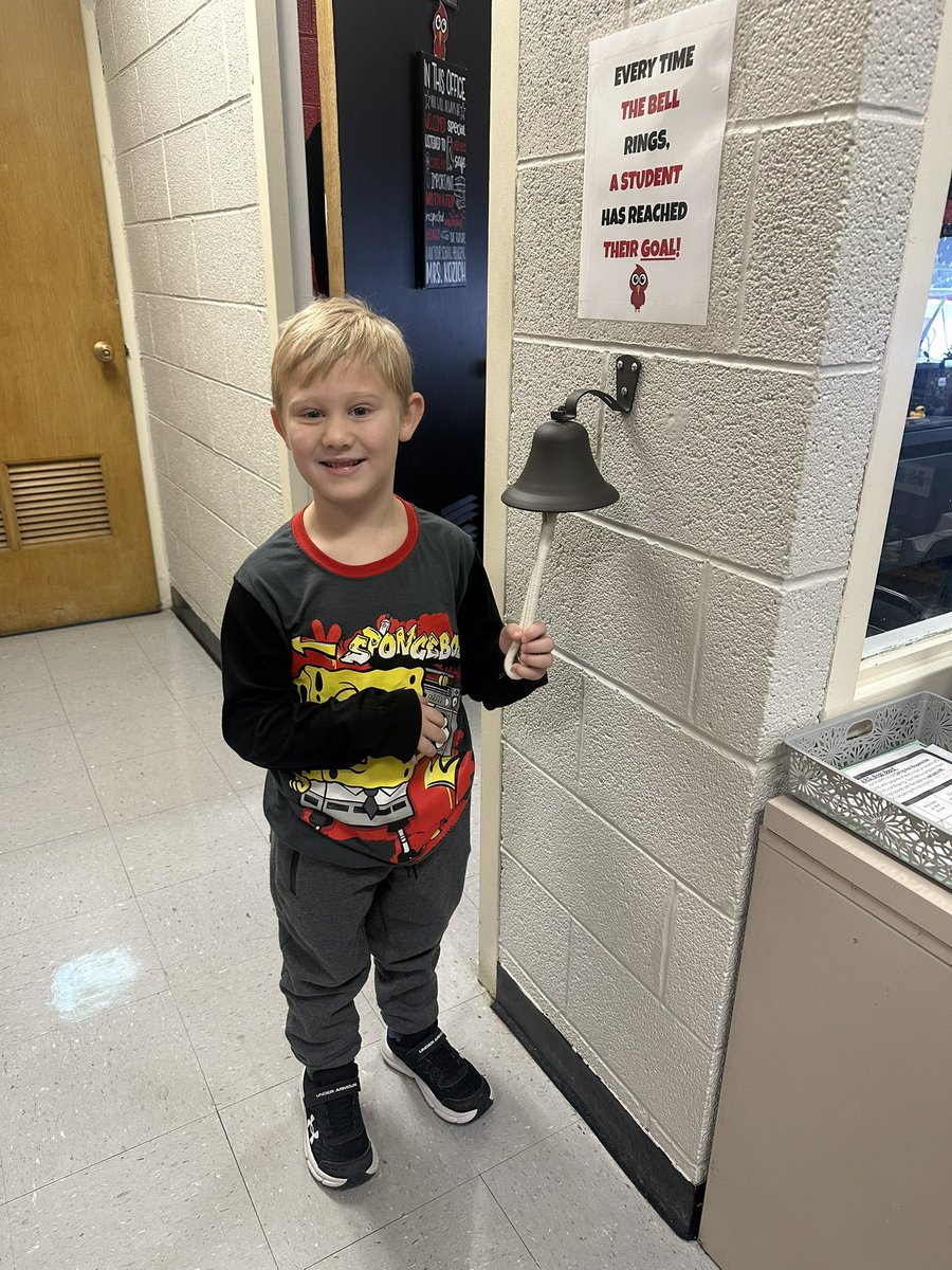 Congrats to our bell ringers on reaching their goals! ❤️🖤