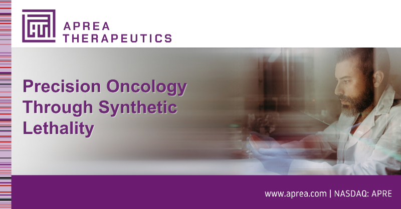 ApreaTX's tweet photo. Aprea (NASDAQ: $APRE) is developing innovative precision therapies for cancers with specific genetic alterations to potentially minimize damage to healthy cells. Learn more: https://t.co/BF3In8hjt1
