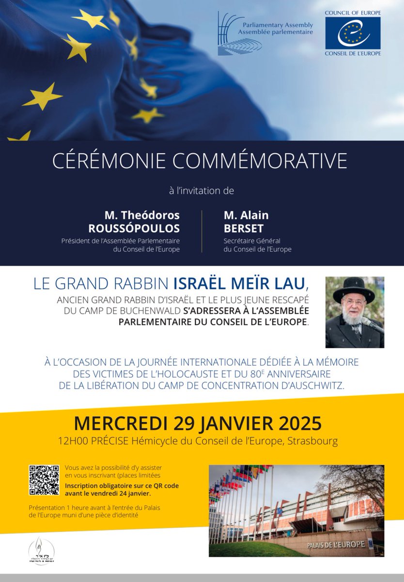 DayofSalvation4's tweet photo. Thank you @PACE_President @PACE_News Theodoros Roussopoulos and @alain_berset @CoE_fr for making this amazing historical moment happen.
@yadvashem @YadVashemFr 

You can register for the gallery at

https://t.co/DOX7WiCEyD https://t.co/G8o6sghqLl