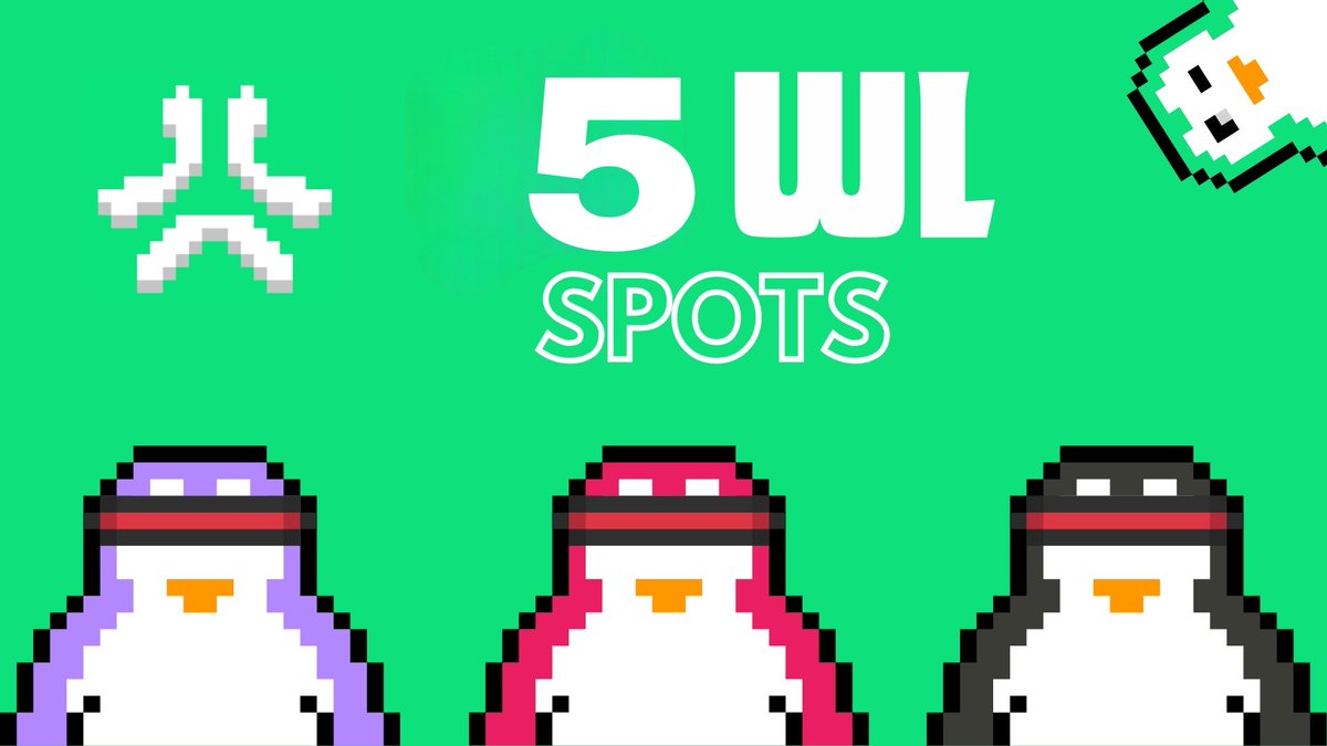 Alok (meta/acc)🔥 (@alok_inj) on Twitter photo #AbstractChain WL Giveaway
5 X Pixel Pengu - HYPED PROJECT
Supply - 3,333
Mint Price- TBD
Mint Date- TBD
Steps to Join ↓
✅ Follow @Alok_PRMR & <a href="/PixelPengus_/">Pixel Pengus</a>
✅ LIKE & RT
✅ Tag 5 friends & Paste ETH address
✅ Join discord:↓
discord.com/invite/PIXELPE…
| winners in 24 hours | #AbstractChain WL Giveaway
5 X Pixel Pengu - HYPED PROJECT
Supply - 3,333
Mint Price- TBD
Mint Date- TBD
Steps to Join ↓
✅ Follow @Alok_PRMR & <a href="/PixelPengus_/">Pixel Pengus</a>
✅ LIKE & RT
✅ Tag 5 friends & Paste ETH address
✅ Join discord:↓
discord.com/invite/PIXELPE…
| winners in 24 hours |