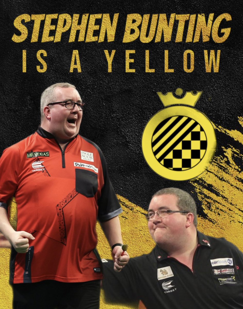 skincarutd's tweet photo. Stephen bunting is a yellow!

The club is delighted to confirm the signing of winger Stephen bunting on a deal till January 2026 

Welcome Steven 🟡⚫️ https://t.co/HrA1fEF6Sm