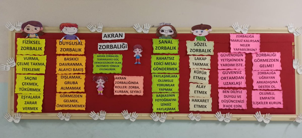 TaskesigiOkulu's tweet photo. Okulumuz öğrencilerine Akran zorbalığını anlattık ve bununla ilgili neler yapılacağına yönelik bilgilendirme çalışması yaptık.
@tcmeb @Ordu_MEM @mfvargeloglu @CaybasM @ayfidan52 @ELTHakanAYDIN https://t.co/a3x8QHWzSX