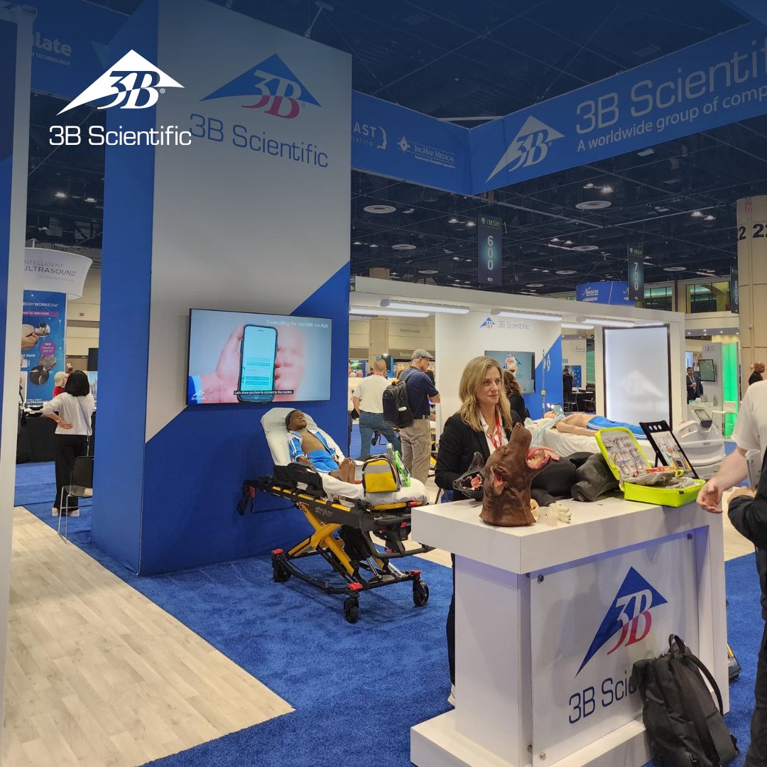 3bscientific's tweet image. [IMSH 2025] 🚨 Final Day at IMSH 2024 BOOTH #416! 🚨Don't miss your chance to join our hands-on training and connect with our experts! 🩺💬

#IMSH2024 #3BScientific #MedicalSimulation #REALITi360 #AtlasManikin #HealthcareSimulation #VeterinarySimulation