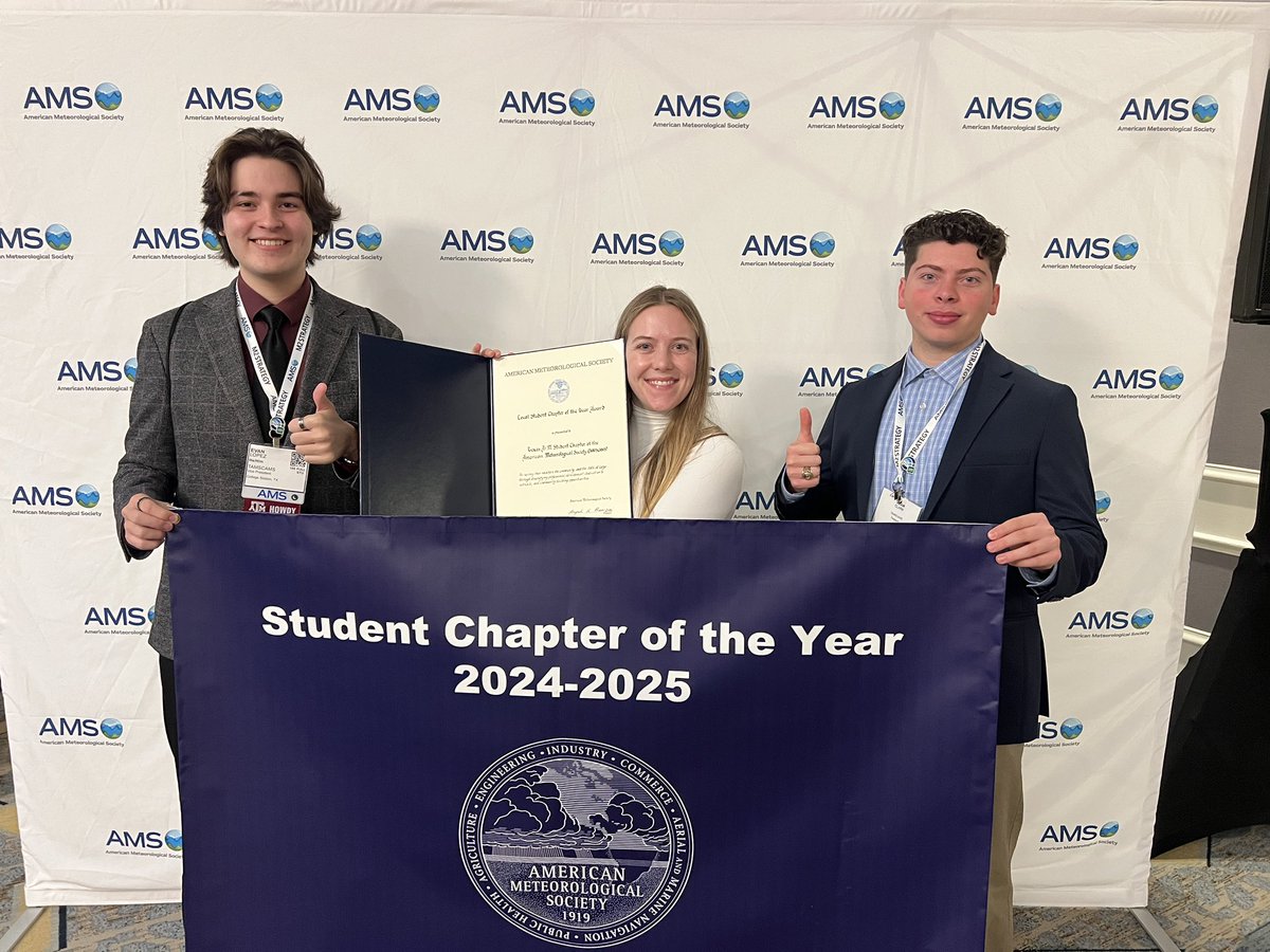 Unbelievably Honored and Grateful! Thank You <a href="/AMSLCAC/">AMS Local Chapter Affairs Committee</a> and <a href="/ametsoc/">American Meteorological Society</a>
