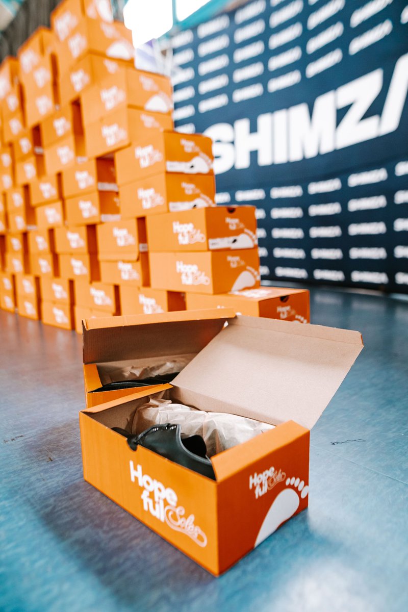Shimza01's tweet photo. The most important thing we can do as communities is to invest in anyway possible towards education. Thank you for supporting #OMS2024 you’ve contributed to 2000 school shoes that will be contributing towards the education of our community. Thank you guys, without you this would never be possible 🙏🏾🙏🏾🙏🏾 #OMS2025