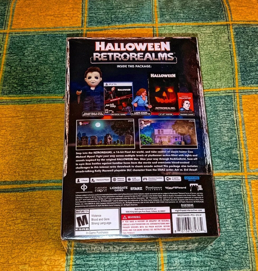 myerschucky's tweet photo. Unimos a la colección #Halloween la edición coleccionista para Ps5 del videojuego #Halloween #RetroRealms #AshEvilDead https://t.co/svBXVEKgyY