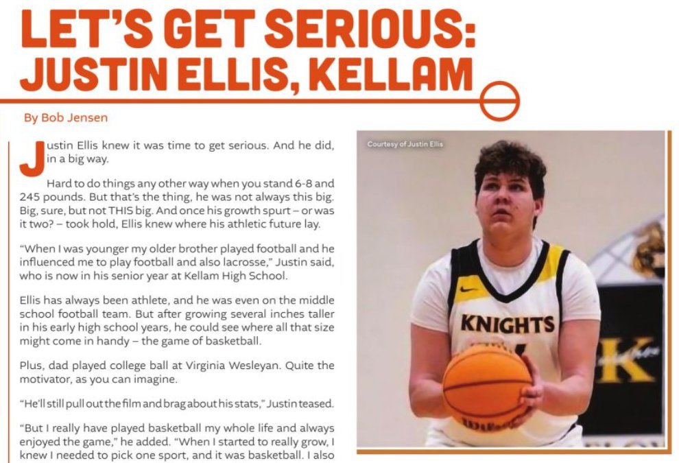 SchoolDPublish's tweet photo. Check out the preview below from our feature story on @KellamHigh⭐️@JtEllis54 in the 2024-25 Virginia Beach High Schools Basketball Yearbook. Click the link below and flip to page🔟to finish this fun interview.

📖https://t.co/9aTT9JRj4S https://t.co/aDOibbyjPm