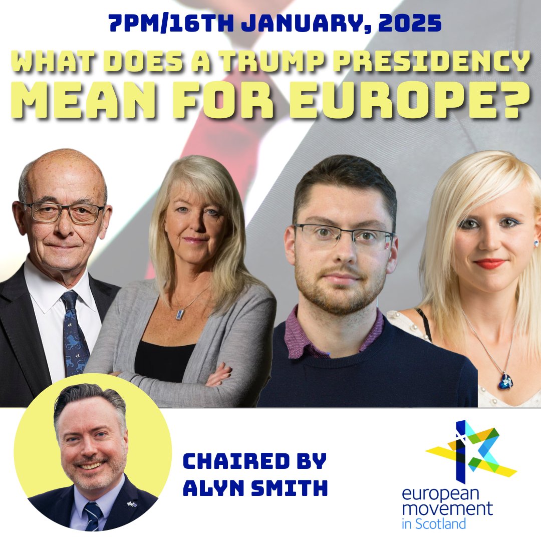 This Thursday, just days to go before Donald Trump takes office we are bringing together a panel of diplomats, academics and activists to explore what impacts Europe will have to be prepared for over the next 4 years. 

Get your tickets here eventbrite.co.uk/e/what-does-a-…