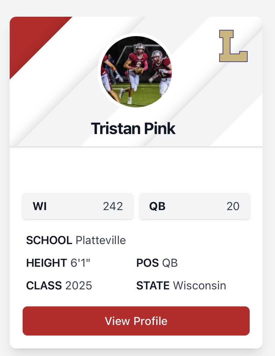 TJ Pink (@tristanjpink) on Twitter photo Thank you <a href="/MJ_NFLDraft/">Mark Johnson</a> for all the coverage over the last 2 years! Thankful to be ranked 20th. Thank you <a href="/MJ_NFLDraft/">Mark Johnson</a> for all the coverage over the last 2 years! Thankful to be ranked 20th.