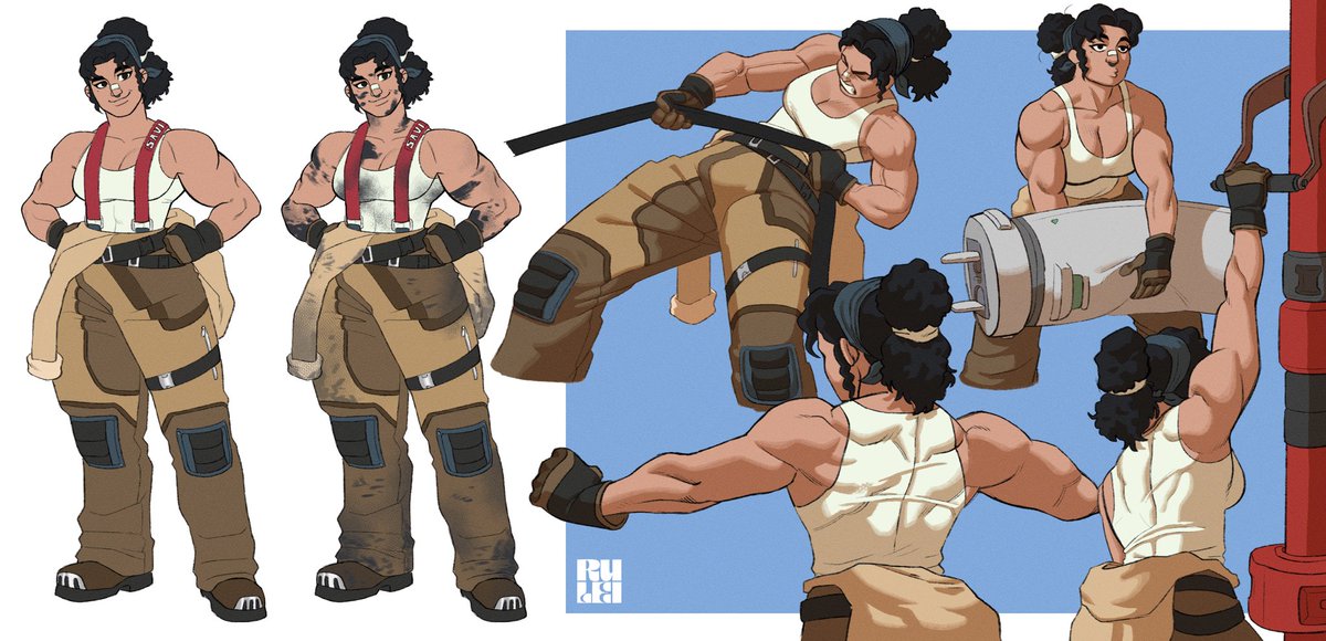 Ruleiartei's tweet image. Helloo #PortfolioDay 
I love character design so I mostly draw my OCs but i make some fan art too sometimes