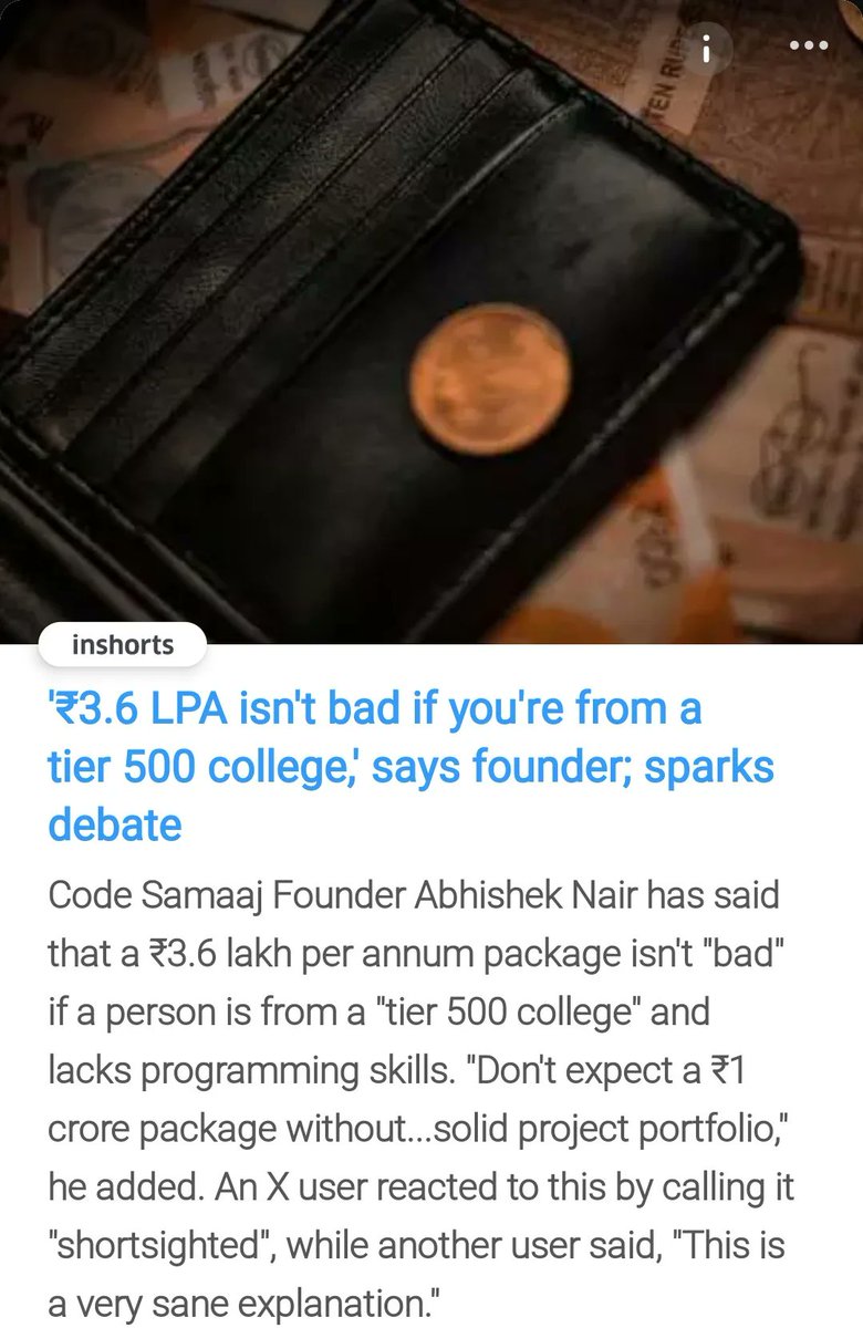 SurrealDotTxt's tweet photo. Bro said "tier 500 college" thinking he would look cool or something. But bro himself is from a tier  "couching institute". https://t.co/39OAf6LZqP