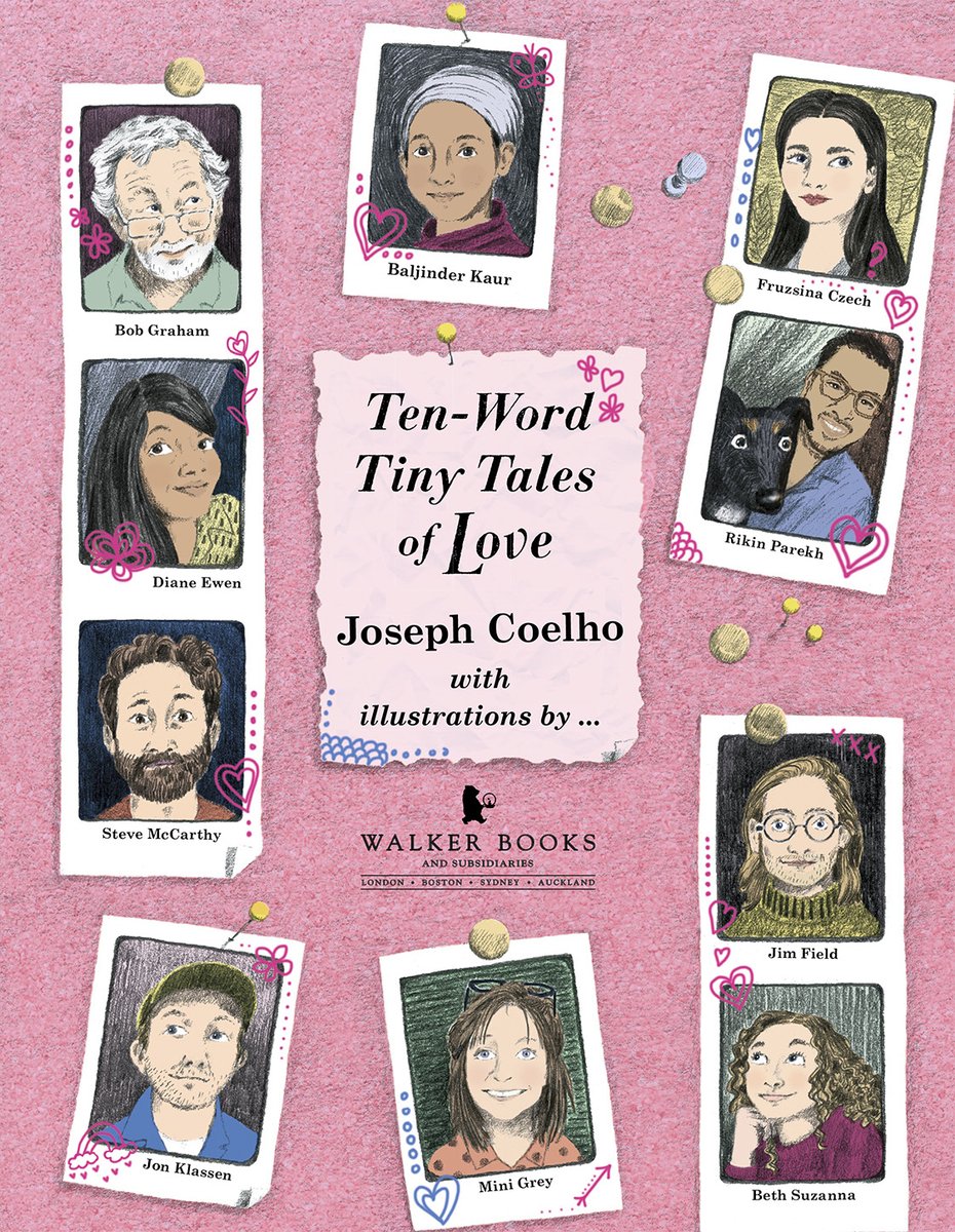 KatieMayGreen's tweet photo. My artwork for the title page of Ten Word Tiny Tales of Love, written by Joseph Coelho and illustrated by 21 talented artists. Published by @BIGPictureBooks, it's out this week, a month before Valentine's Day... https://t.co/kXuIjVmsZm