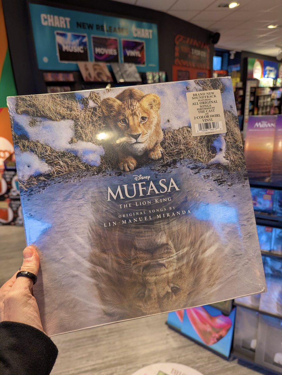 We love a Disney soundtrack 🥹✨

Moana 2 &amp; Mufasa: The Lion King, out now on CD &amp; Vinyl 🎶 

Instore &amp; online.