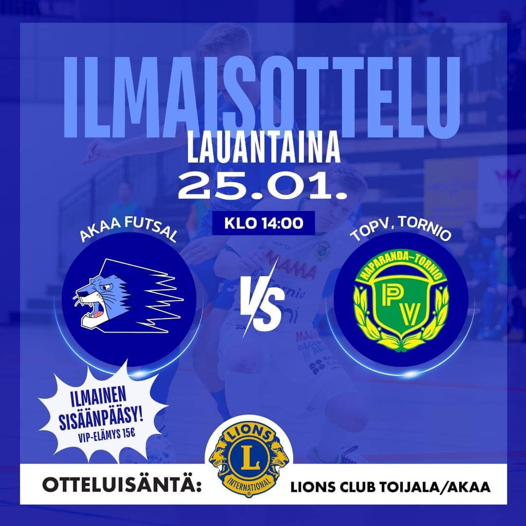 AkaaVolley's tweet photo. Leijonapäivä Areenalla 25.1 yhdessä @AkaaFutsal:in ja https://t.co/qgkj5mxJ53 kanssa - tuu sääkin!
@AkaaVolley #akaa #lentopallo #futsal #toijala #lionsclub @mestaruusliiga https://t.co/0I5FGCwhNi