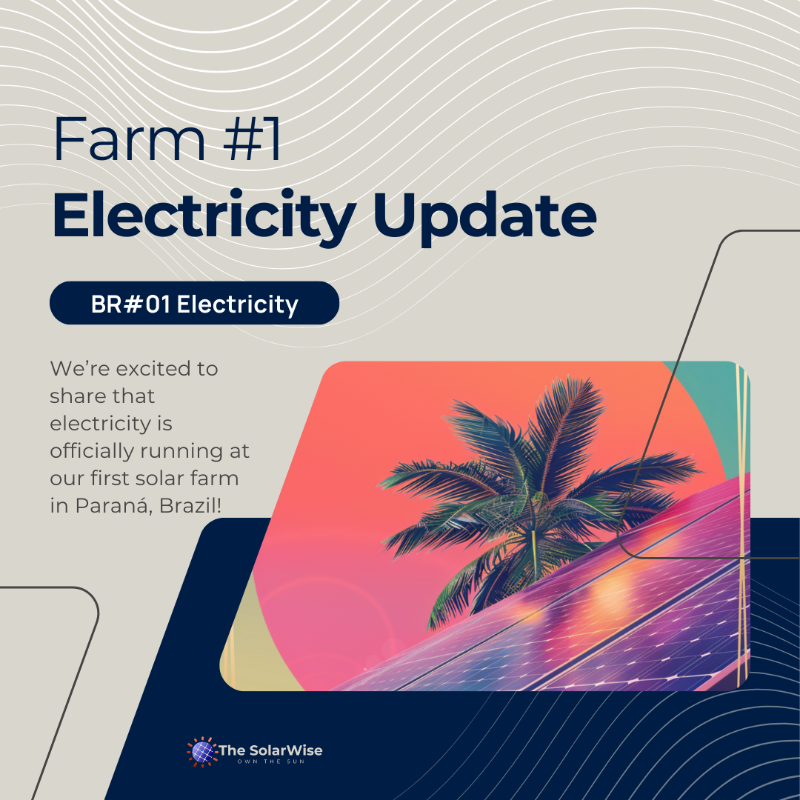 TheSolarWise's tweet photo. ⚡ Electricity production is live for Farm 1 #VeFam!

📊 DApp tracking is nearing completion.

Potential VET payouts are set to begin by the end of January—thank you for your patience and support! 🌞

#SolarWise #SolarNFT #VeChain #VeBetterDAO