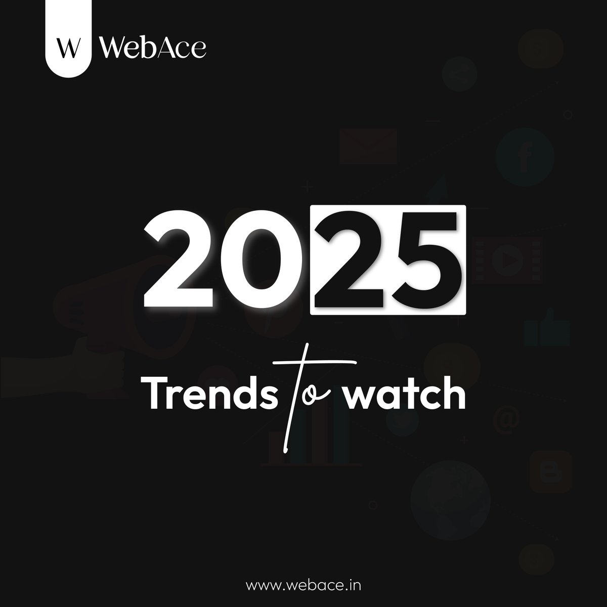 WebAce_India's tweet photo. This year, brands are all about creating cohesive campaigns that engage audiences across every platform. It’s time to tell stories that flow effortlessly and keep your audience hooked, no matter where they are!

♠️ Stay tuned for more trends to watch in 2025!

#2025Trends #WebAce https://t.co/QMYPz1AYns