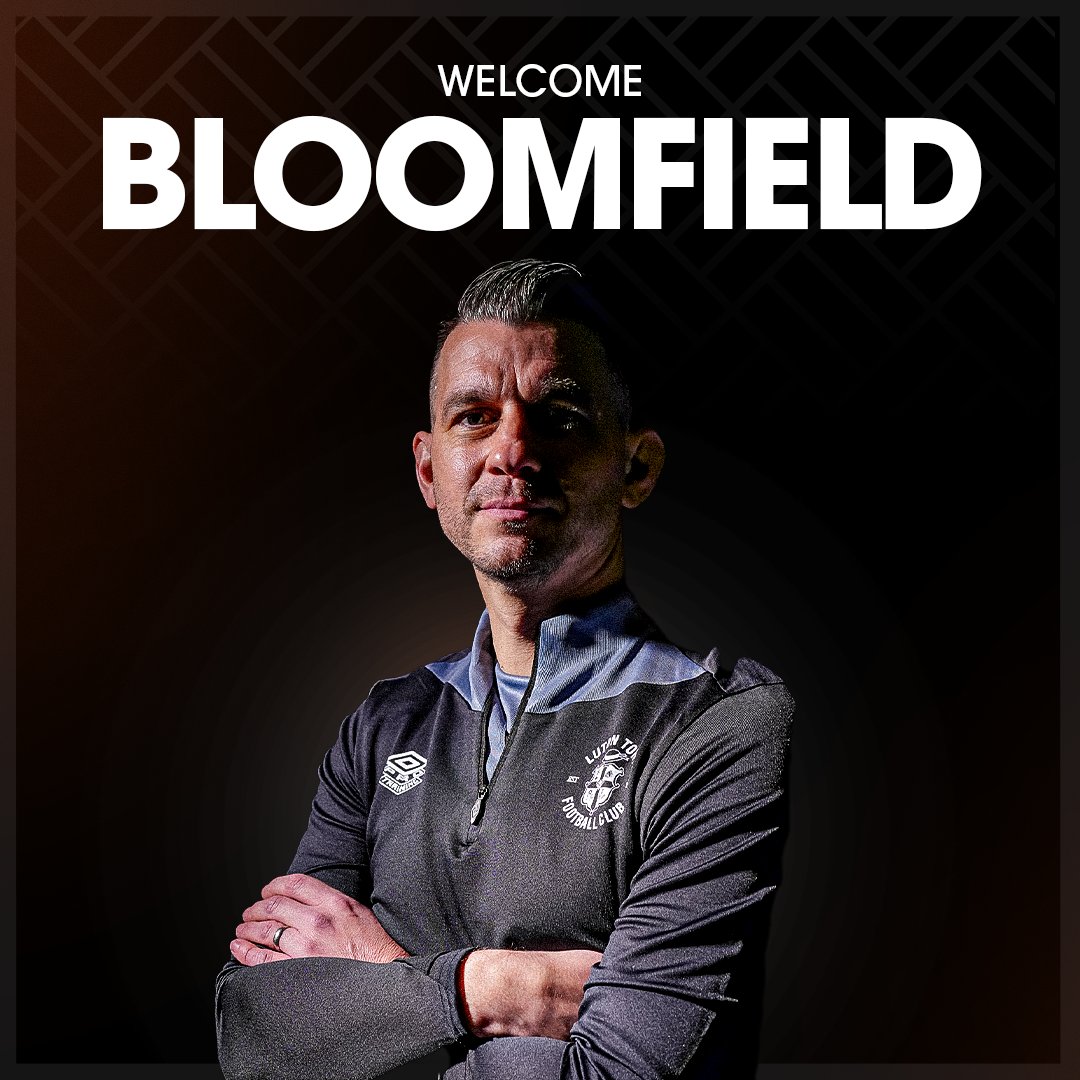 LutonTown's tweet photo. Time for a new era.

Matt Bloomfield. Our new manager 🧡