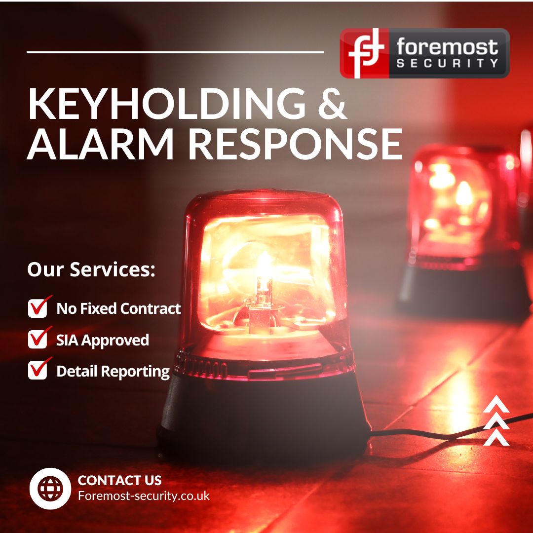 Worried about your business's after-hours security? 

Our SIA-approved Keyholding &amp; Alarm Response Service keeps your property safe around the clock. 

Don’t risk it—reach out today to learn how we can protect your business!>> ow.ly/5yXY50UFAjp