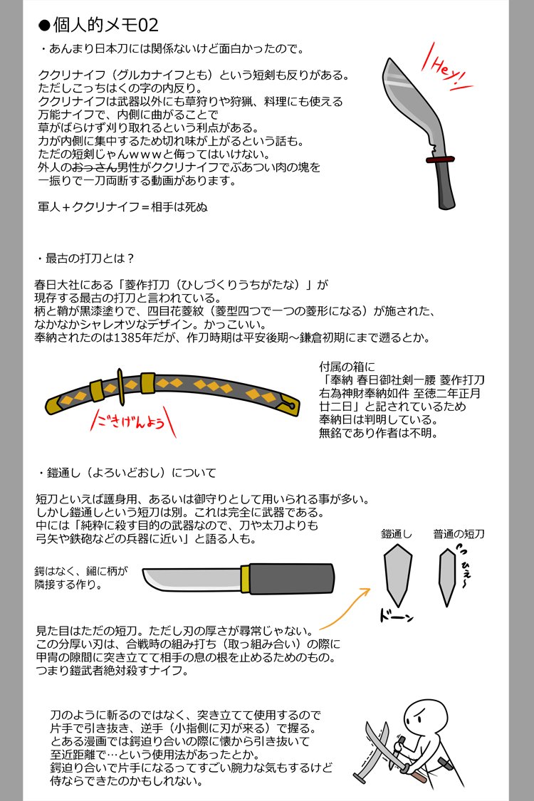 ここからは当時のリプライで指摘されたり追加で教えてもらった情報をまとめたやつ 椿三十郎の動画はマジで一瞬のことすぎて何回も再生してやっと動きを把握したなあ 凄い居合だった 