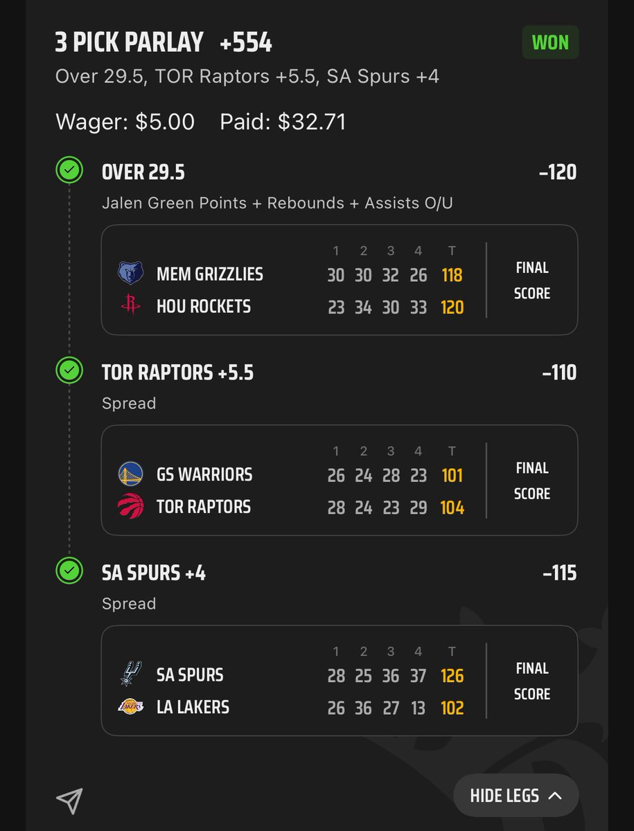 rudog74's tweet photo. @kingcapsports_  from your live bro!
Small money to tall money https://t.co/FemYkiSqie